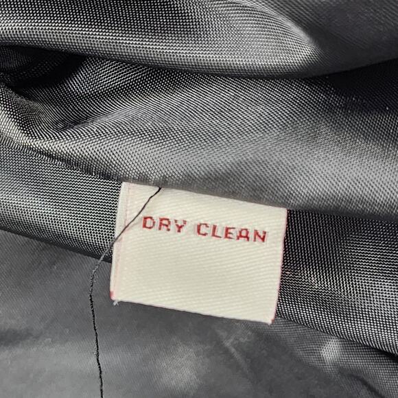 Vintage JM Collection Jacket Womens 16 Black White Tweed Full Zip Collarless - Picture 8 of 13